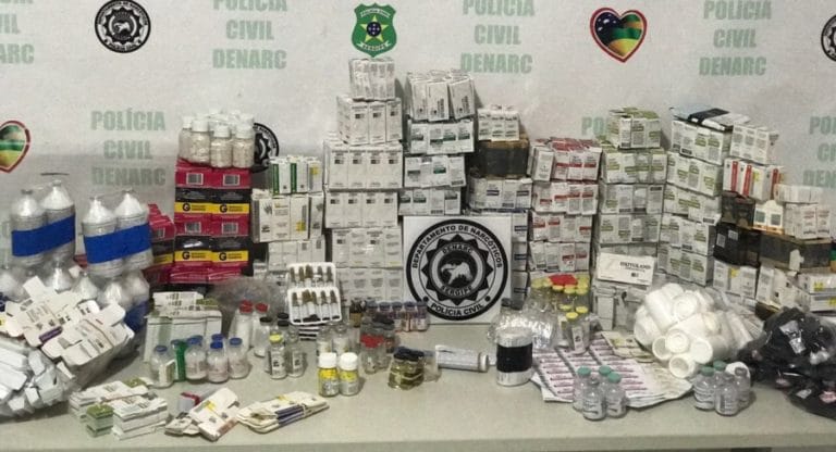 Denarc prende homem e fecha ponto de distribuição de anabolizantes