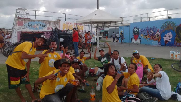 Socorro sedia 1º Encontro de grafiteiros