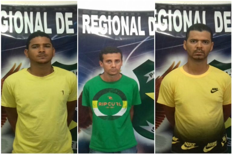 Preso trio que assaltou e atirou em médica