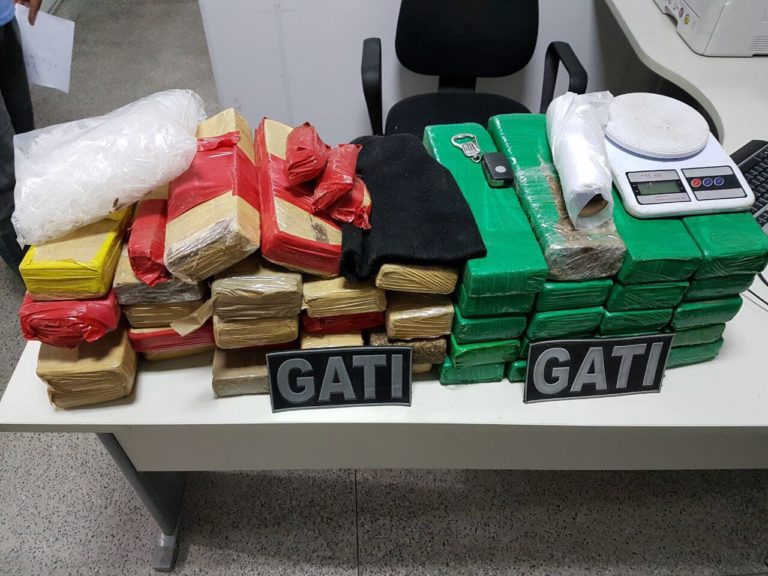 Gati apreende mais de 40kg de maconha em Socorro