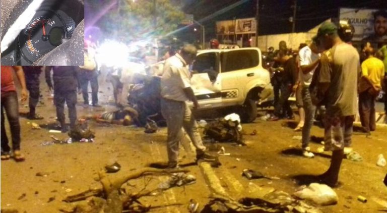 Acidente deixa um morto e três feridos na Tancredo Neves