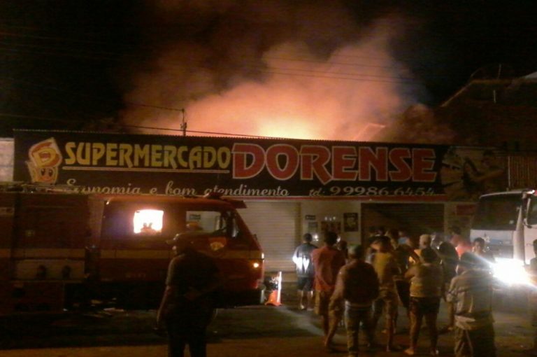 Supermercado é incendiado em Aquidabã