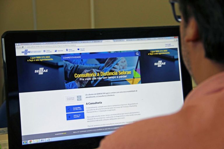 Sebrae oferece serviço de consultoria online
