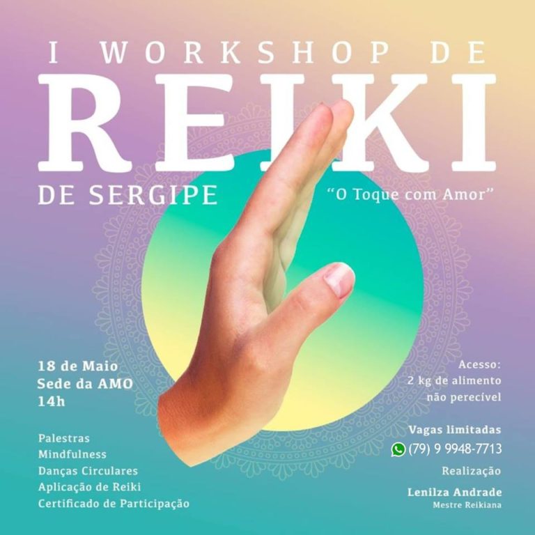 AMO recebe 1º  workshop de reiki de Sergipe