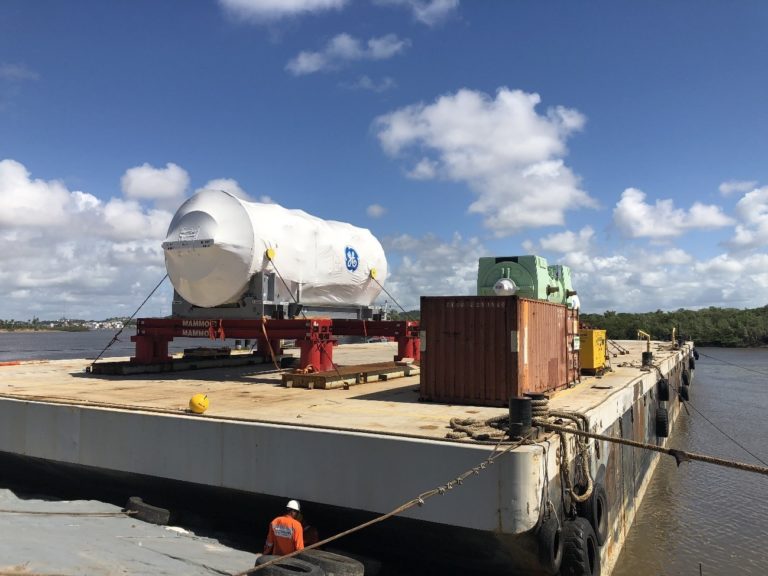 Transporte de turbina provoca alterações na SE-100