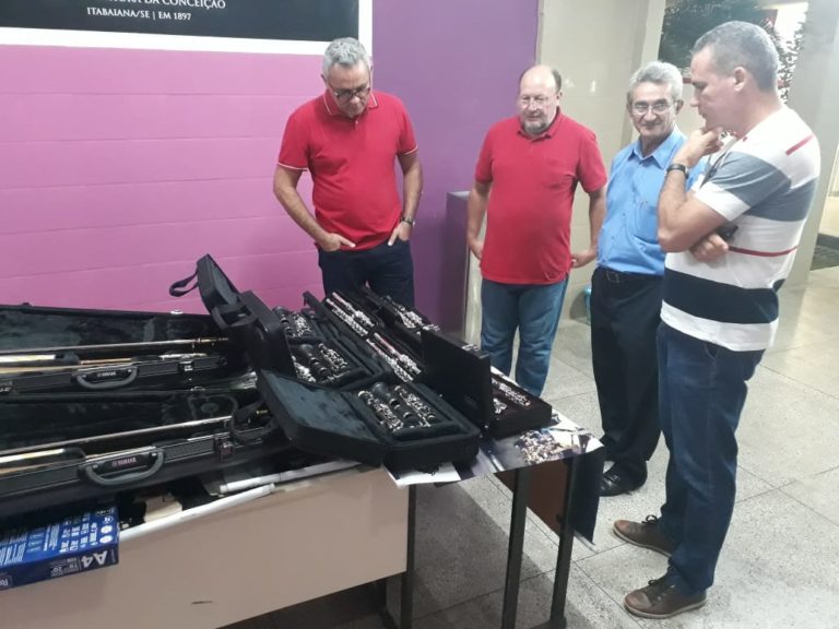Filarmônica de Itabaiana recebe novos instrumentos