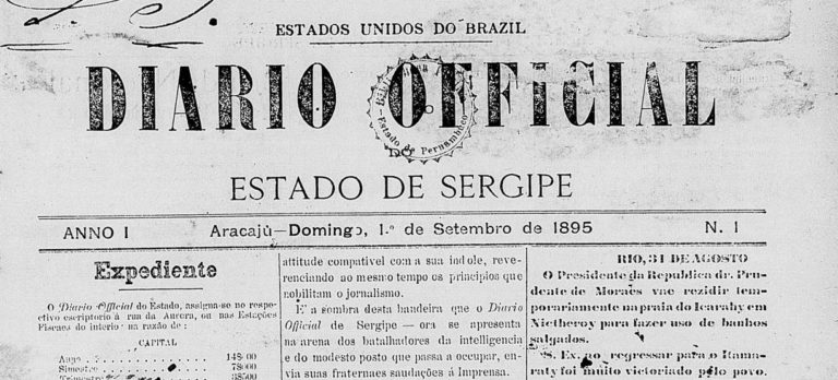 Imprensa Oficial de Sergipe completa 123 anos