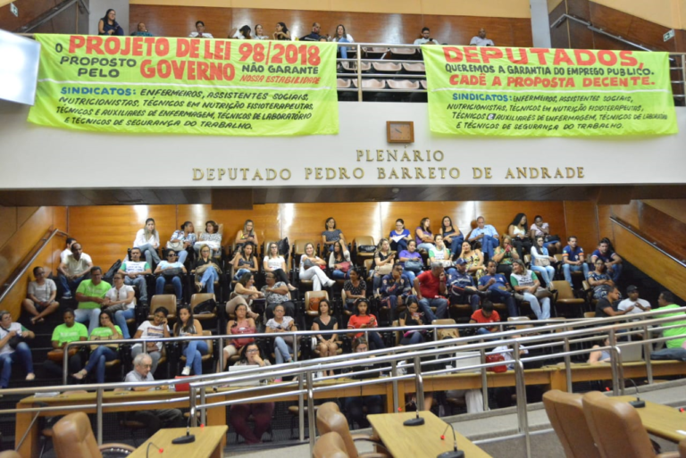 PL sobre estabilidade na FHS é retirado de pauta na Alese