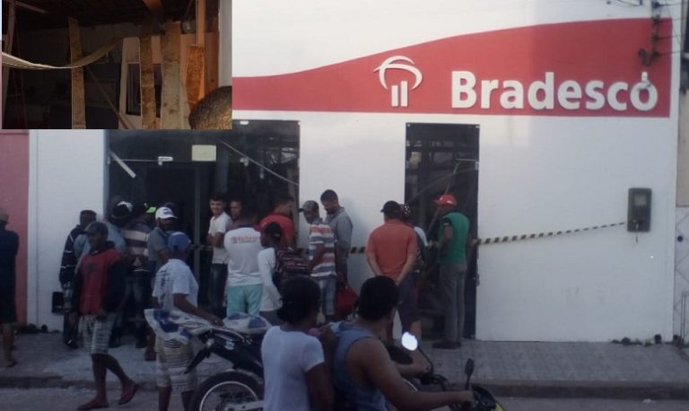 Bandidos explodem agência do Bradesco de Cristinápolis