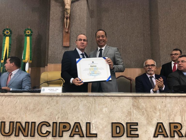 Ministro do Esporte recebe título de Cidadão Aracajuano