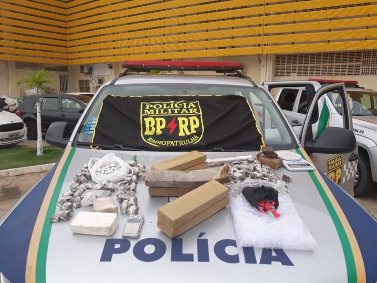 Radiopatrulha apreende 9 kg de maconha em Socorro