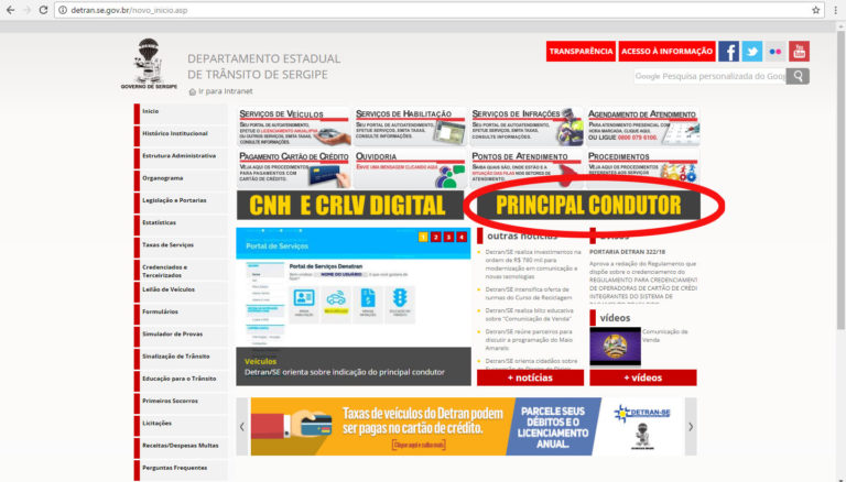 Detran orienta sobre indicação do principal condutor