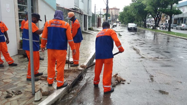 Equipes da PMA atuam para evitar transtornos com a chuva