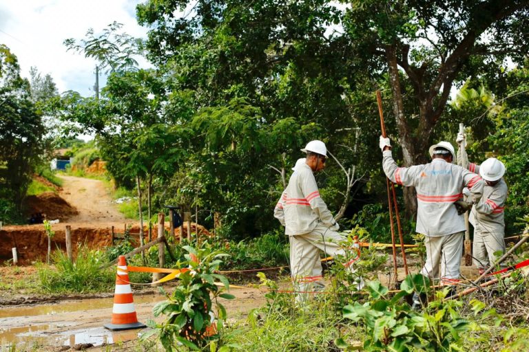 Energisa inicia retirada de linha de energia no Camboatá