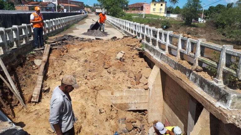 Governo inicia recuperação de ponte em Riachuelo