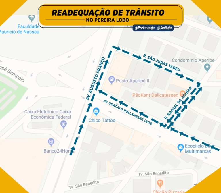 SMTT fará readequação em trecho da Rafael de Aguiar