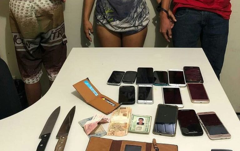 Trio é capturado após arrastão em ônibus