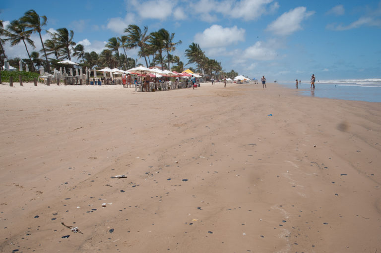 Praias do litoral Norte e Sul estão impróprias para banho