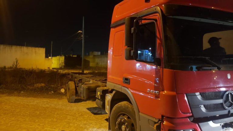 PC recupera caminhão roubado na Bahia