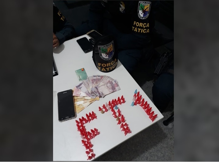 PM prende suspeito de tráfico no São Conrado