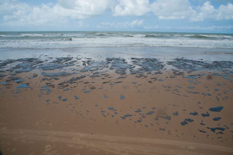 Petrobras recolhe 133t de resíduo oleoso de praias