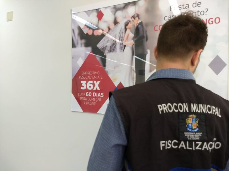Procon Aracaju fiscaliza correspondentes bancários