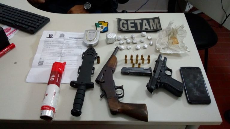 Foragido da justiça tomba em confronto com a polícia