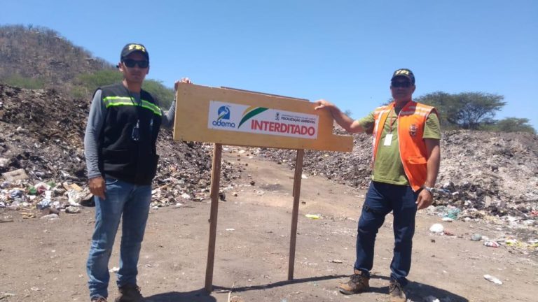 Adema interdita lixões em Canindé e Poço Redondo