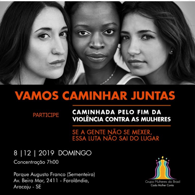 Mulheres realizam caminhada pelo fim da violência