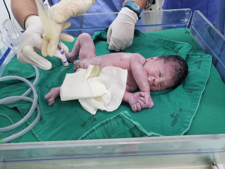 MNSL comemora nascimento do primeiro bebê em 2020