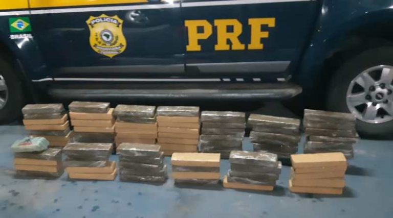 Casal é preso com 78 kg de maconha adquiridos em Aracaju