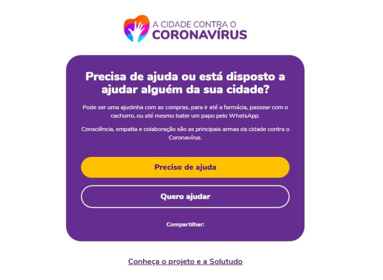 Site de ajuda colaborativa é criado para acolher idosos