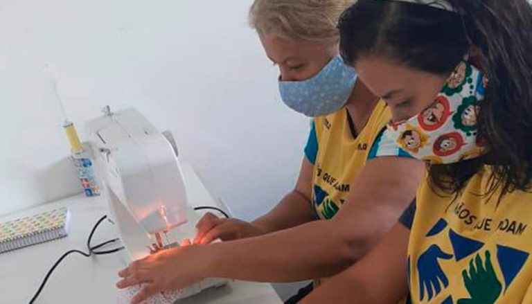 ‘Mãos que Ajudam’ deve produzir 3 mi de máscaras