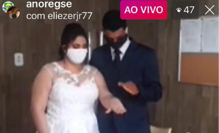 TJSE realiza primeiro casamento por videoconferencia