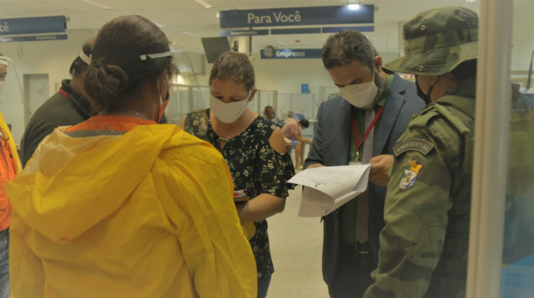 Agências bancárias da capital são fiscalizadas