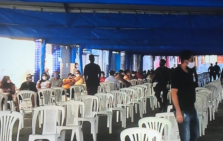 Prefeitura monta estrutura para evitar aglomerações