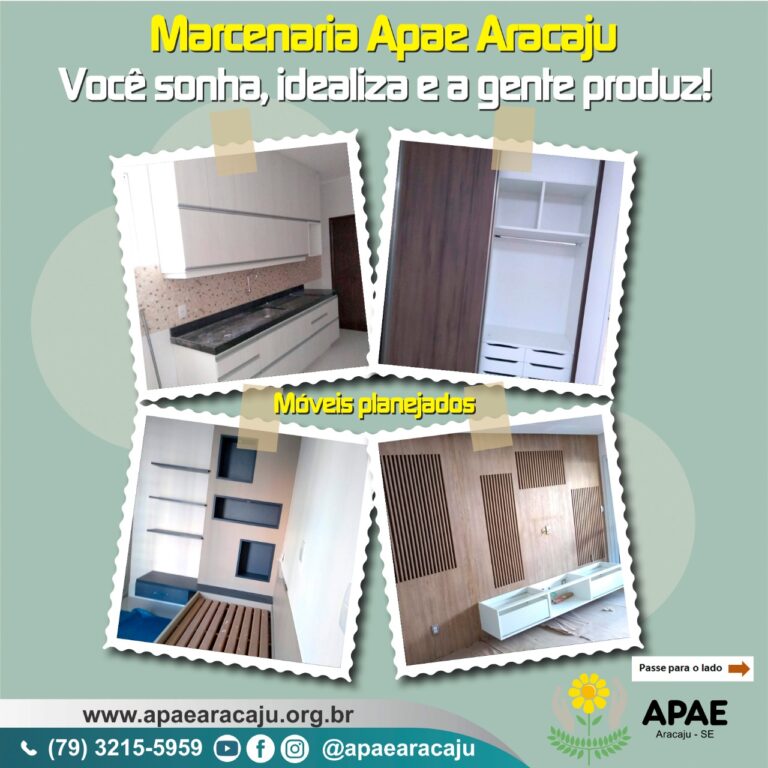 Apae Aracaju retoma projeto Marcenaria