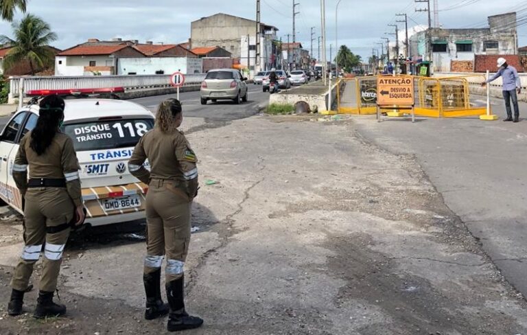 Obras provocam alterações em vias da capital