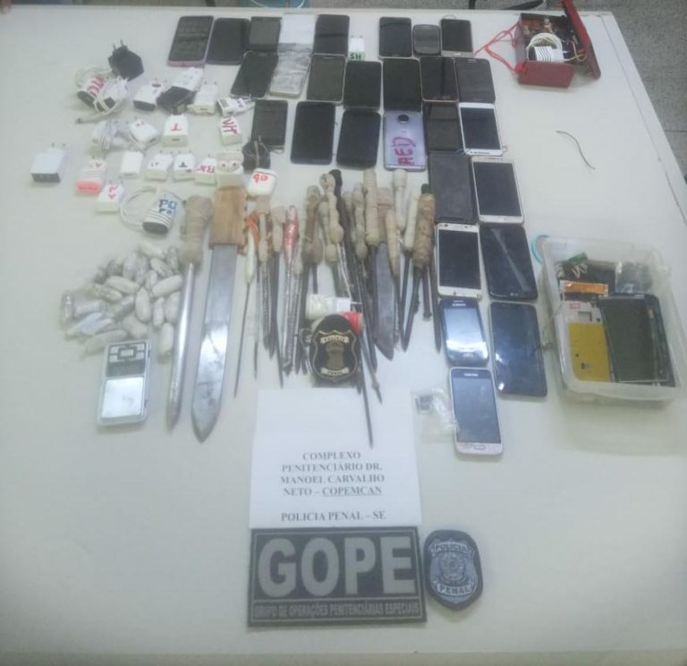 Policiais penais apreendem armas e frustram plano de fuga no Copemcan