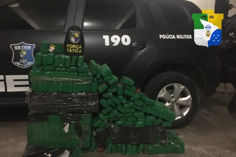 PM prende homem com 200 kg de maconha em Itabaiana