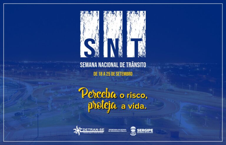 Semana Nacional de Trânsito 2020 em Sergipe será de ações on-line