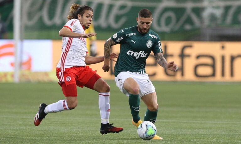 Palmeiras e Inter empatam com pênalti polêmico marcado com VAR