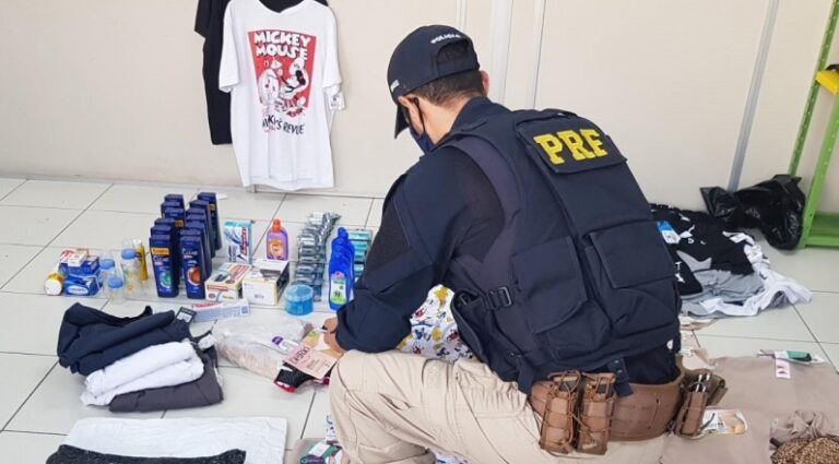 PRF recupera objetos furtados de lojas comerciais