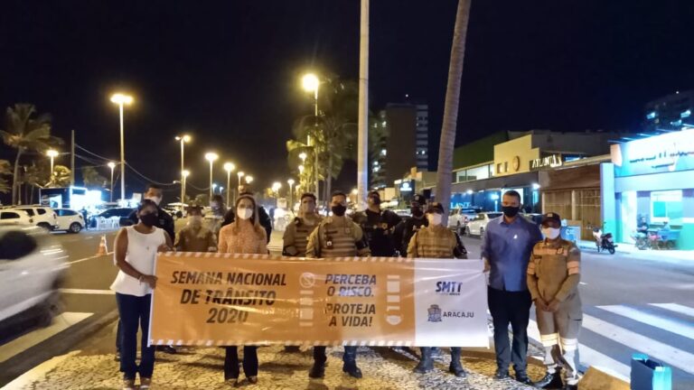 Com foco na Lei Seca, SMTT encerra Semana Nacional de Trânsito em ação educativa na Orla