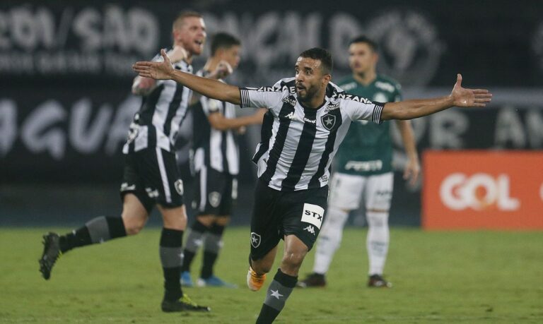 Botafogo bate o Palmeiras e derruba último invicto do Brasileiro