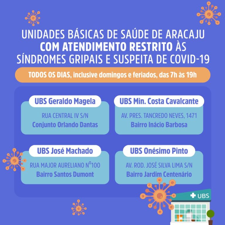Horário de funcionamento das UBS com atendimento para síndromes gripais é alterado