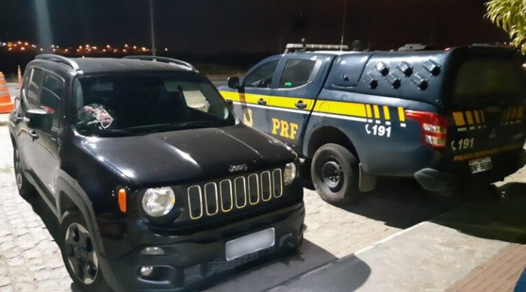 PRF recupera na BR-101 veículo com registro de apropriação indébita