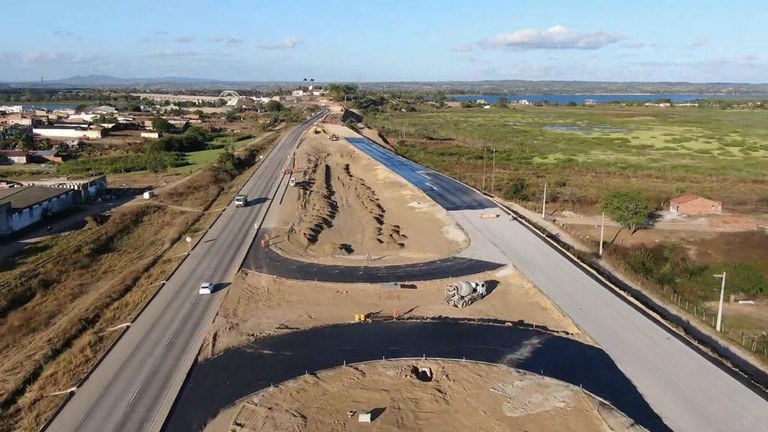 DNIT segue com as obras de duplicação na BR-101 Norte