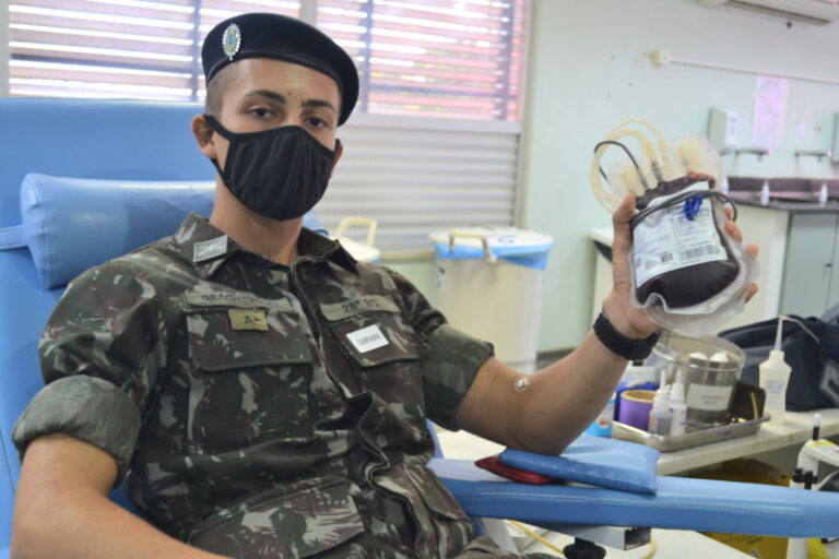Ação do 28º Batalhão de Caçadores colabora com doação de sangue