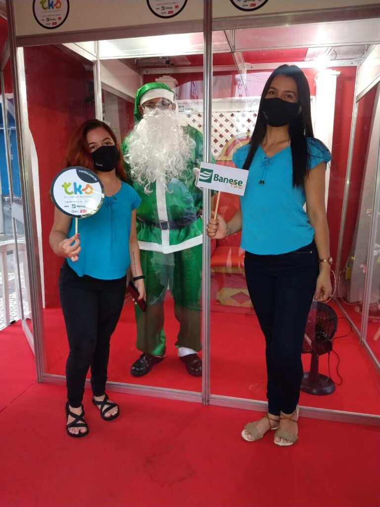 Casinha do Papai Noel: tradição é mantida seguindo os protocolos sanitários